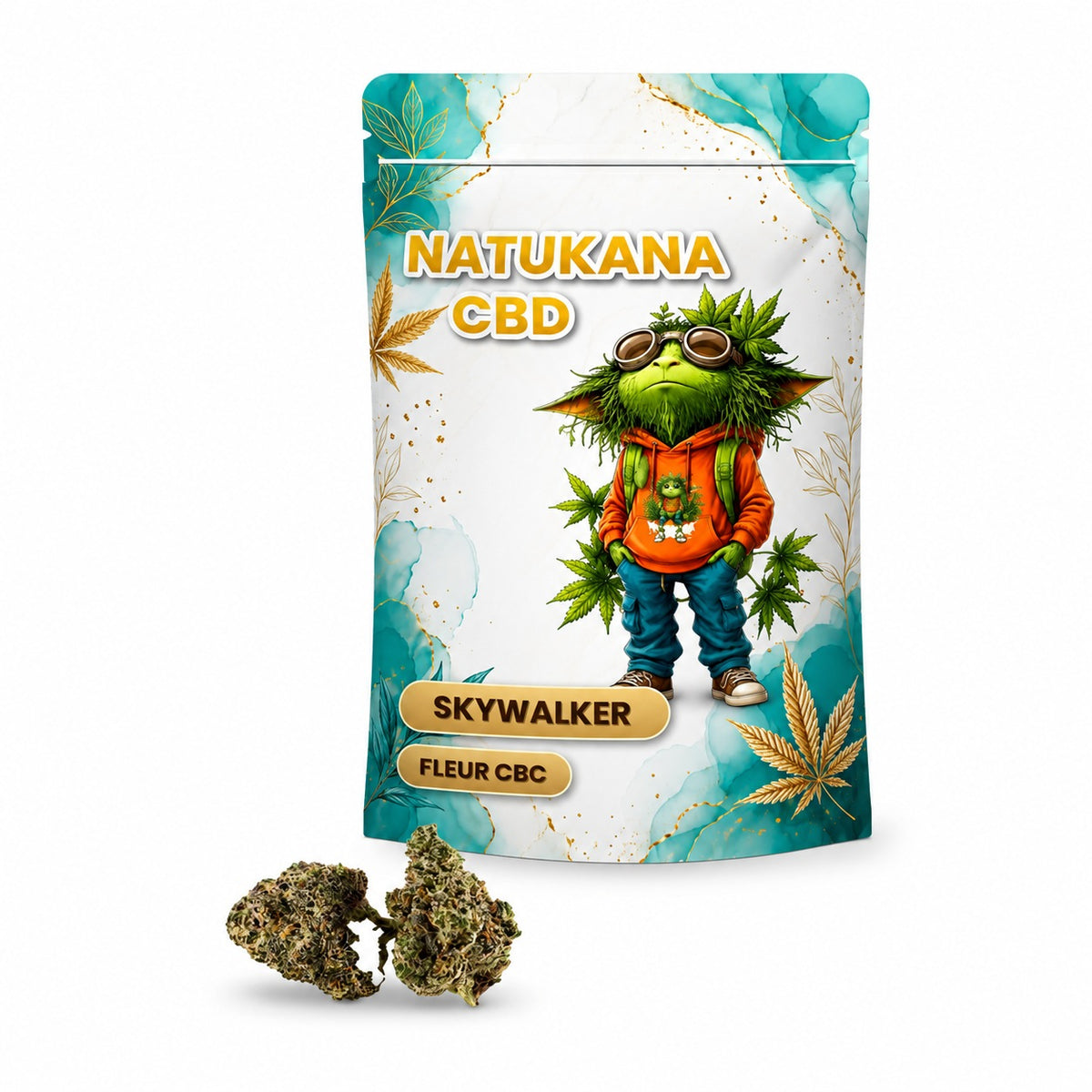 Sachet Natukana Skywalker CBC, fleur de chanvre gamme Magic