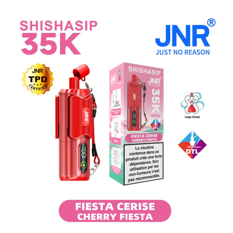 ShishaSip 35K JNR Cherry Fiesta