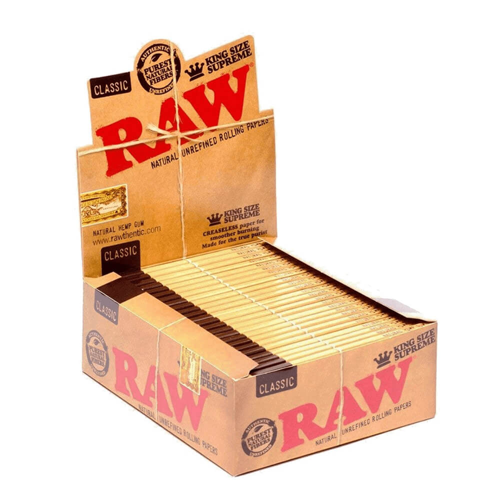 RAW Kingsize Slim Rolling Papers Classic