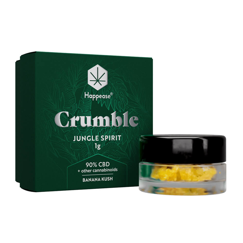 Crumble Happease Jungle Spirit 90% CBD + Autres Cannabinoides