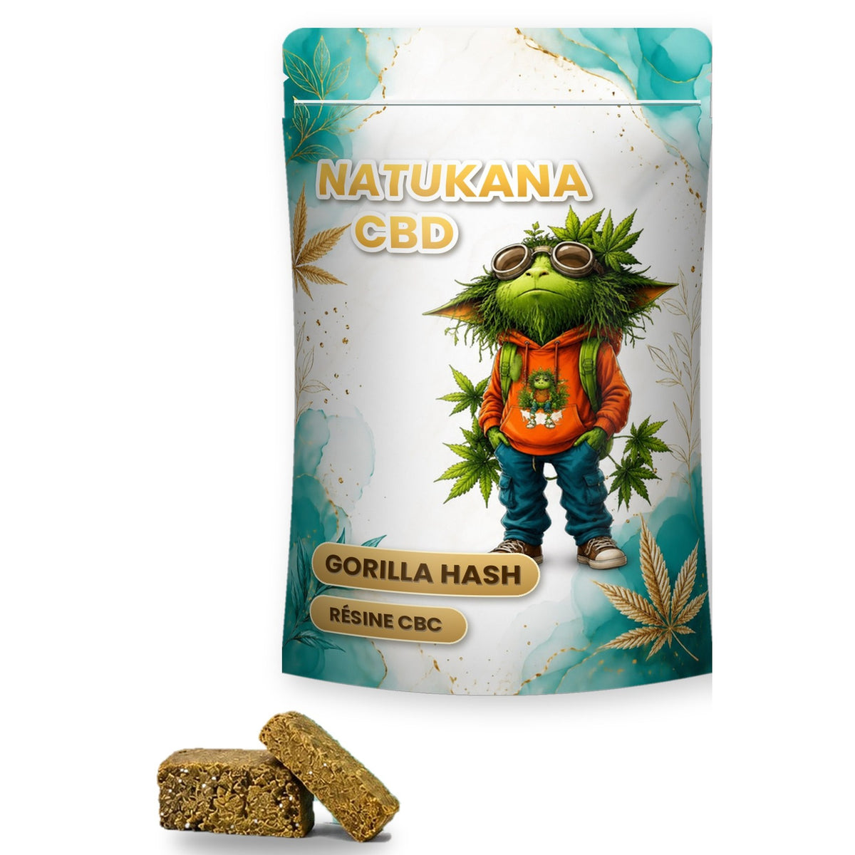 Sachet Natukana Gorilla Hash résine CBC