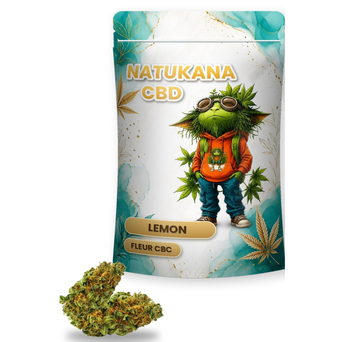 Sachet Natukana Lemon CBC et fleur de chanvre