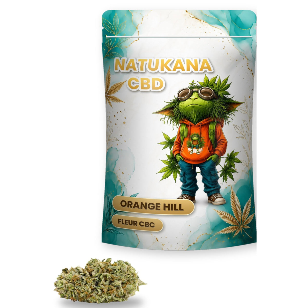 Sachet Natukana Orange Hill CBC et fleur de chanvre