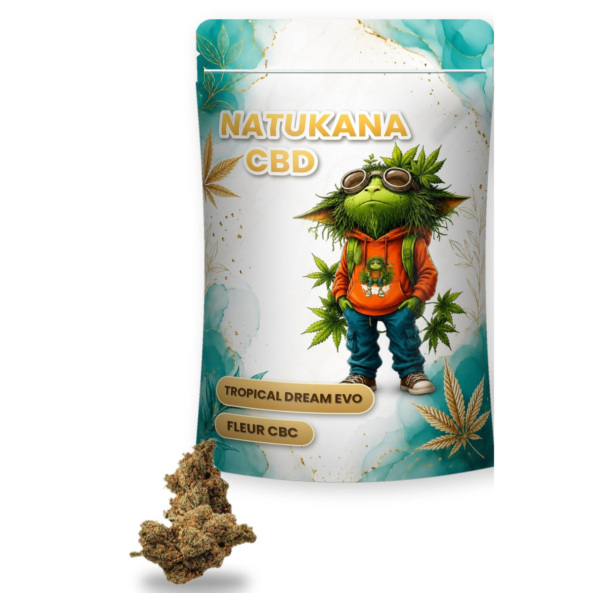 Sachet Natukana Tropical Dream Evo CBC et fleur de chanvre