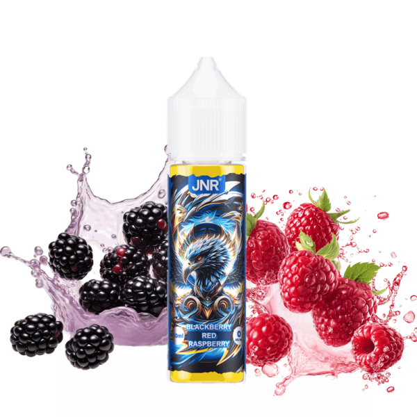 E-liquide Blackberry Red Raspberry JNR 50 ml à booster