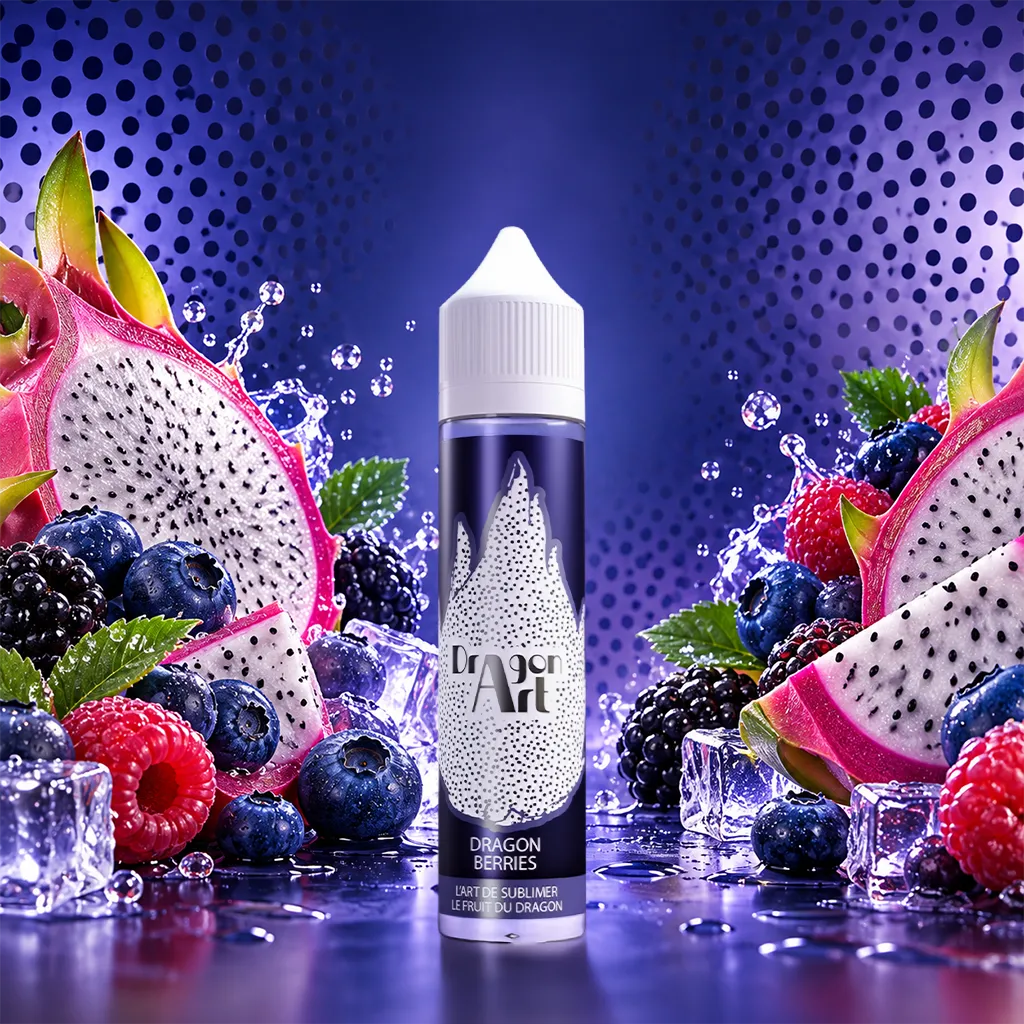 E-liquide Dragon Berries Frais Dragon'Art Bobble 50 ml