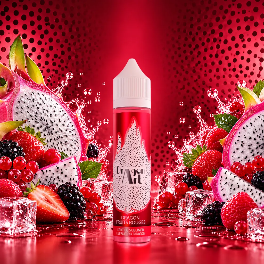 E-liquide Dragon Chia Fruits Rouges Dragon'Art Bobble 50 ml