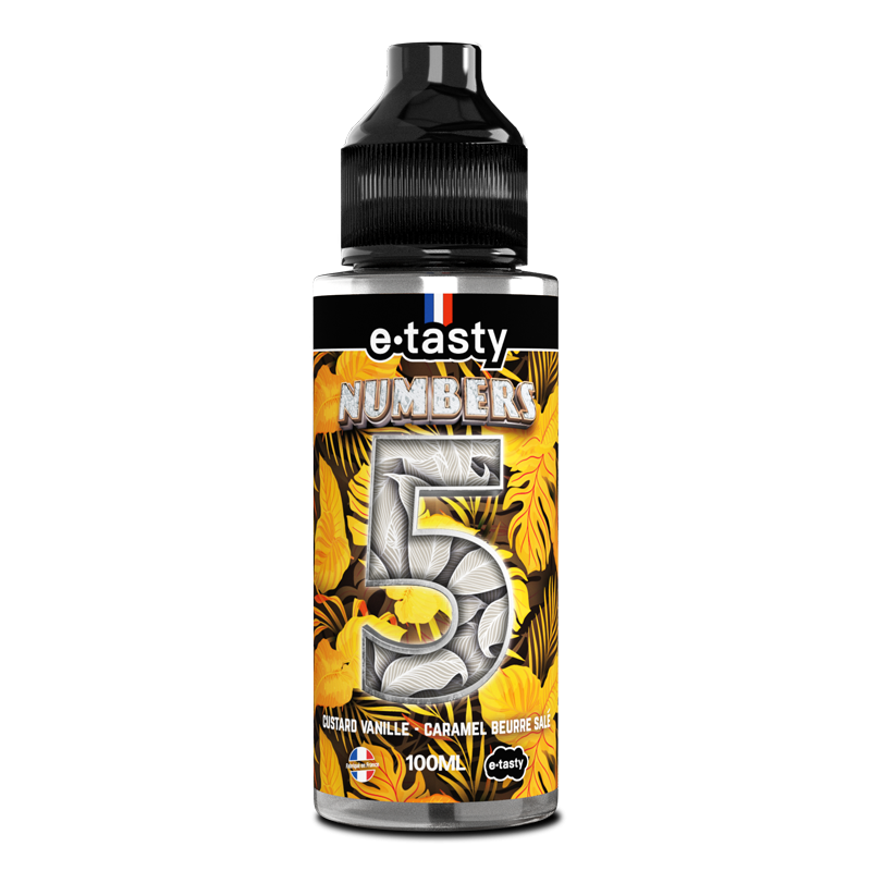 Flacon d'e-liquide Numbers 5 100ml Numbers e.tasty