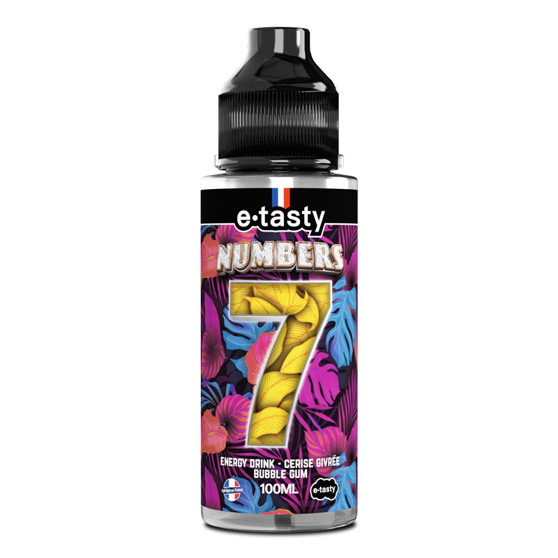 Flacon d'e-liquide Numbers 7 100ml Numbers e.tasty