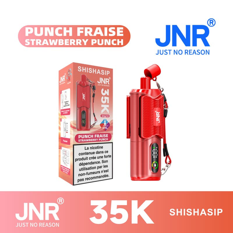 ShishaSip 35K JNR Strawberry Punch