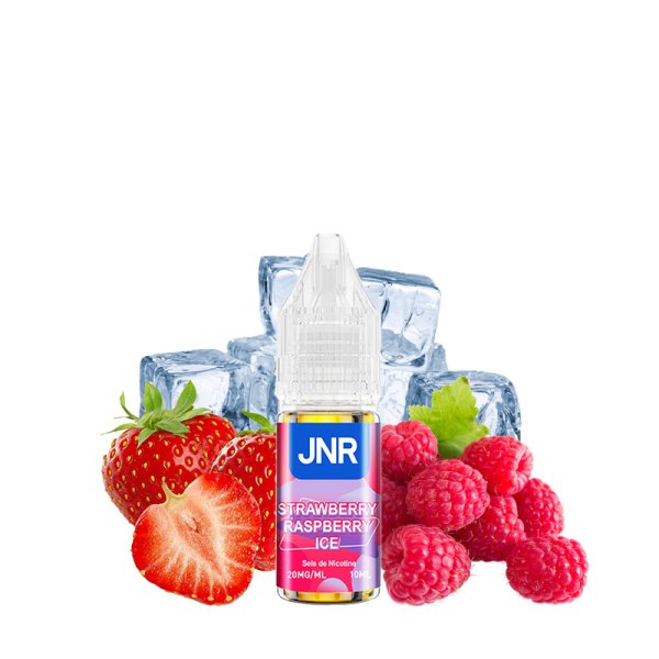E-liquide Strawberry Raspberry Ice JNR 10 ml sel de nicotine 20 mg
