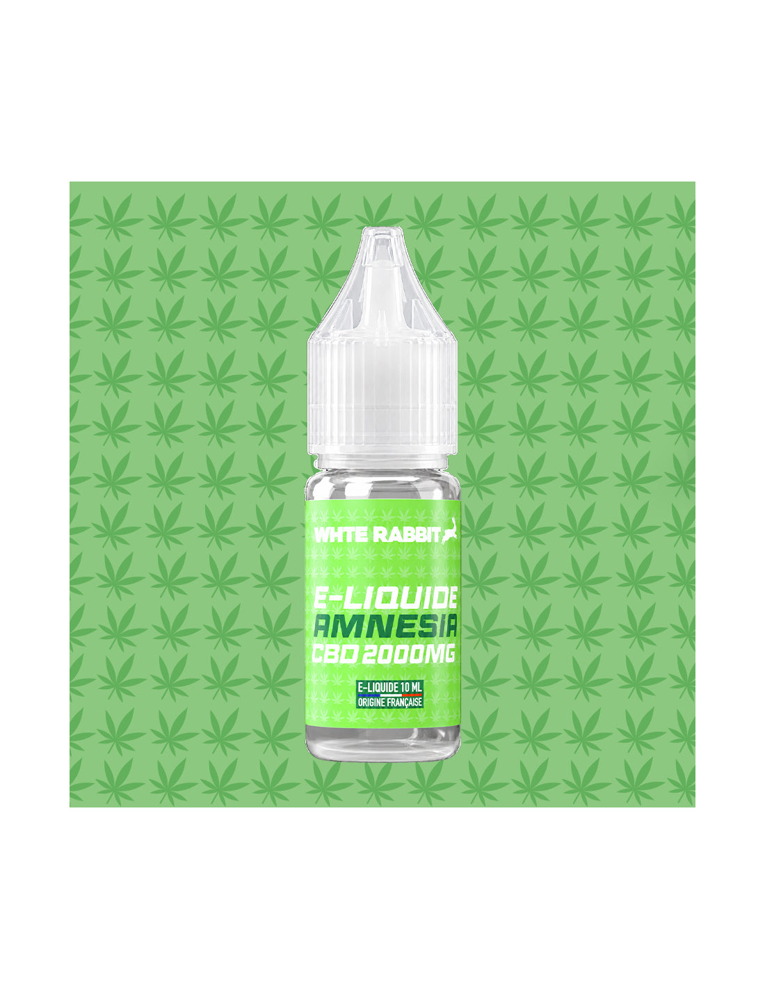 White Rabbit e-liquide CBD 2000mg Amnesia