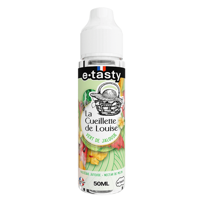 Flacon d'e-liquide Vert de Jalousie 50ml La Cueillette de Louise e.tasty