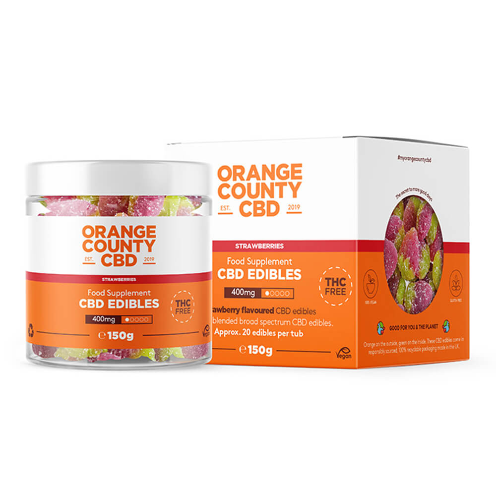 Orange County 400mg CBD Gummies 125g