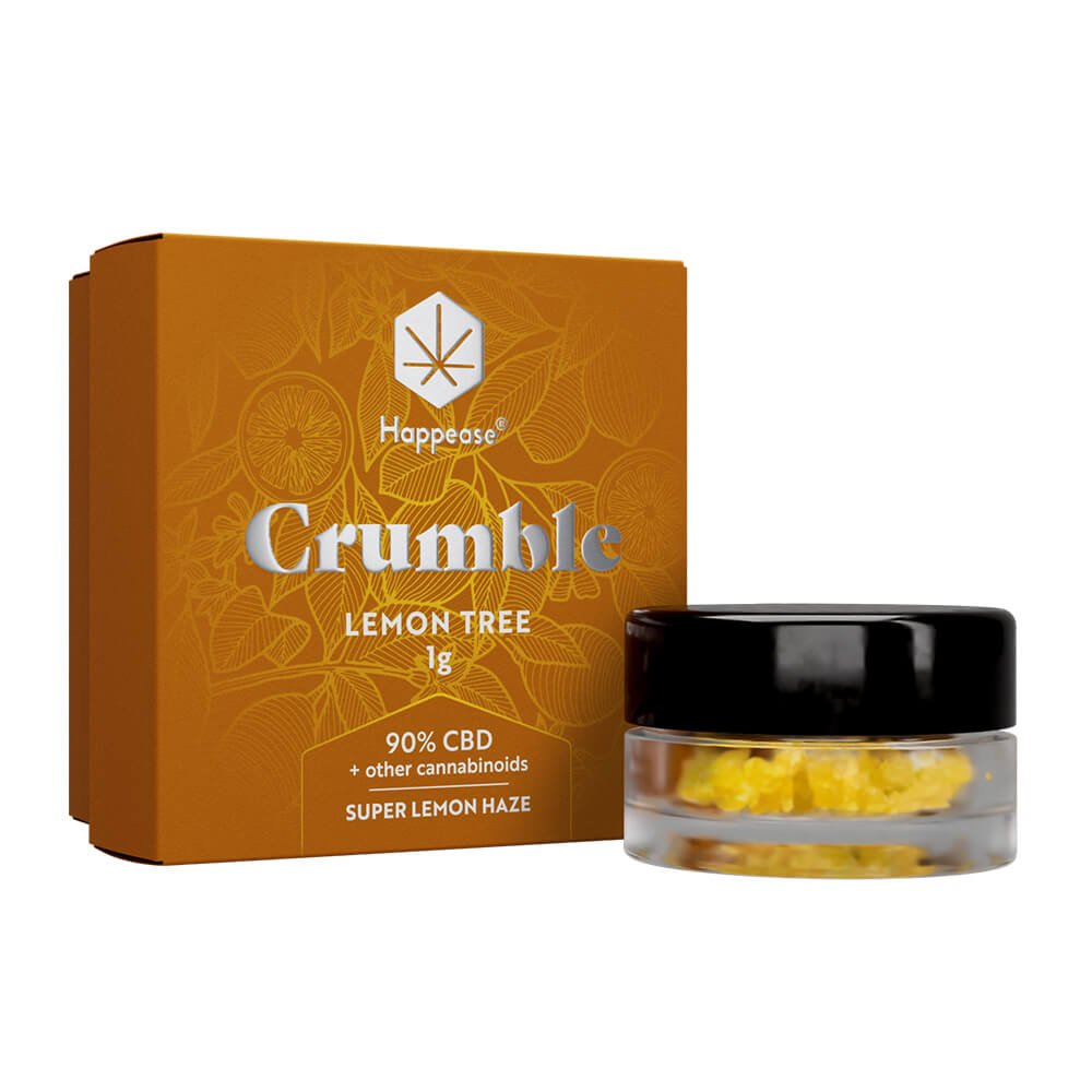 Crumble Happease Lemon Tree 90% CBD + Autres Cannabinoides